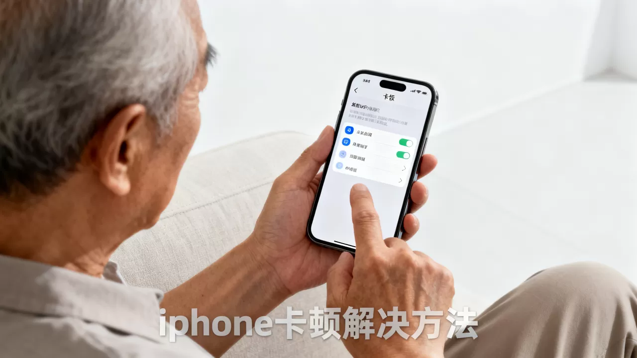 老人用iphone卡顿怎么办，老人用iphone