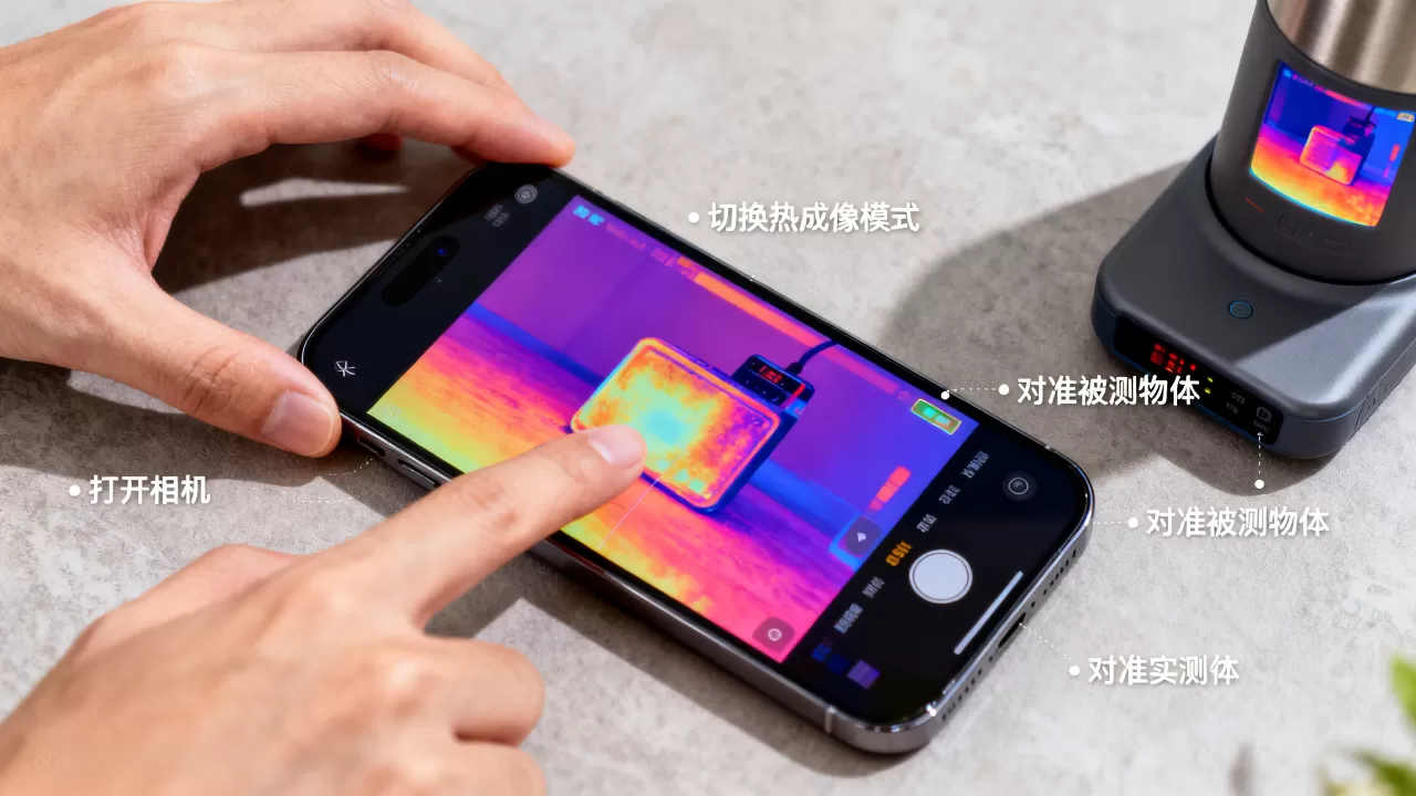 iphone热成像怎么用，iphone热成像