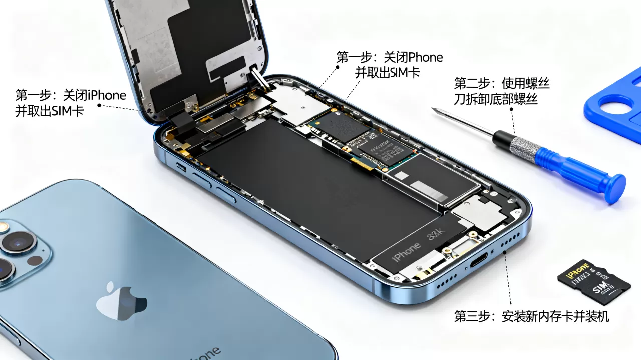 iphone内存扩大怎么操作，iphone内存扩大