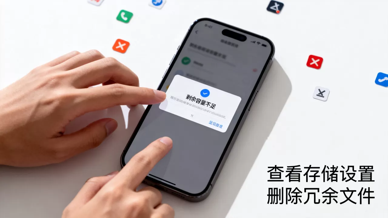 iphone剩余容量不足怎么办，iphone剩余容量