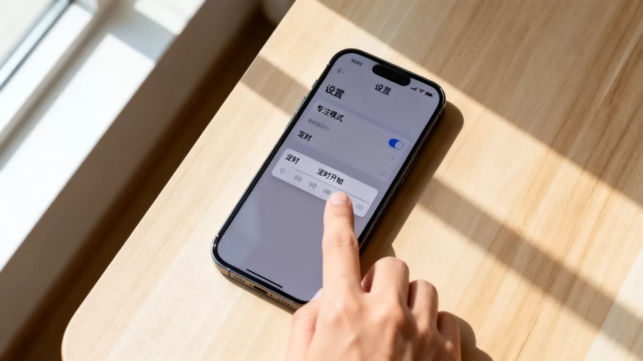 iphone定时静音怎么设置，iphone定时静音