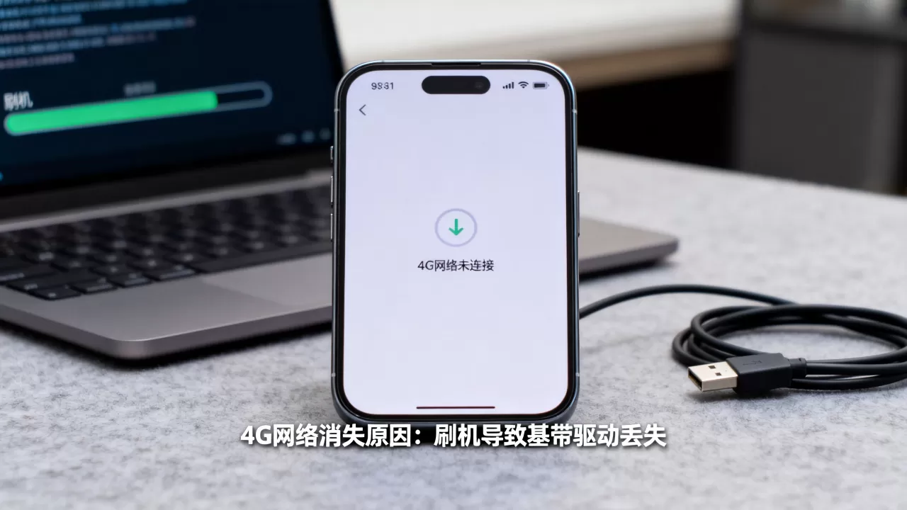刷机把4g刷没了，为什么刷机后4g网络消失