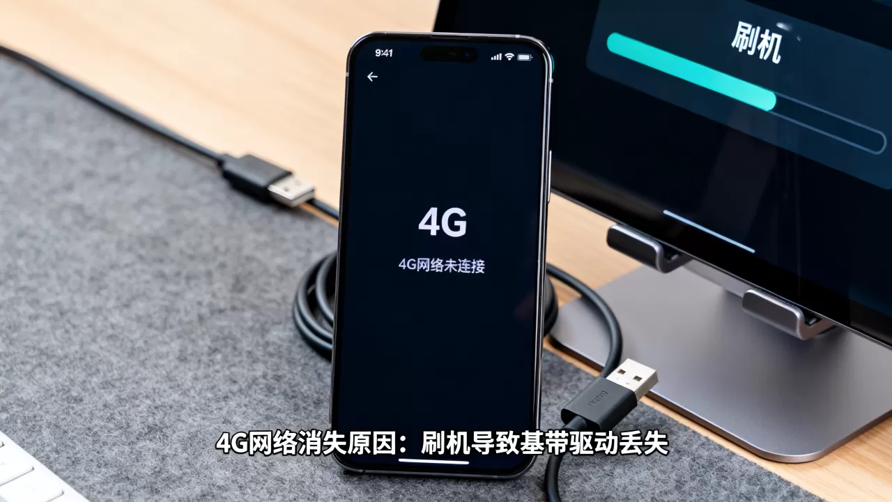 刷机把4g刷没了，为什么刷机后4g网络消失