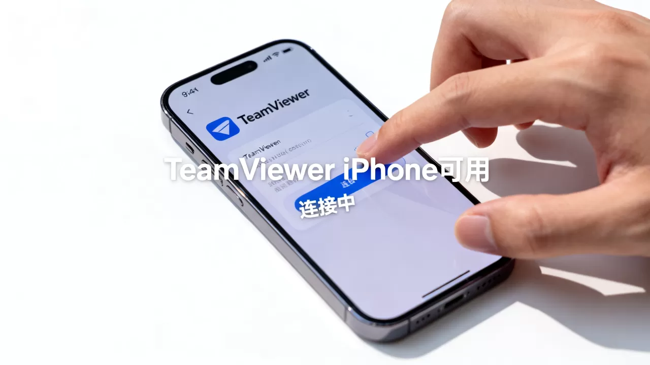 TeamViewer iPhone能用吗，TeamViewer iPhone连接
