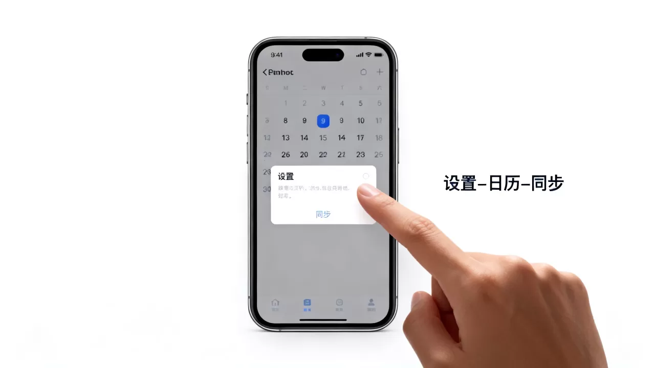 iphone日历怎么同步，iphone calendar