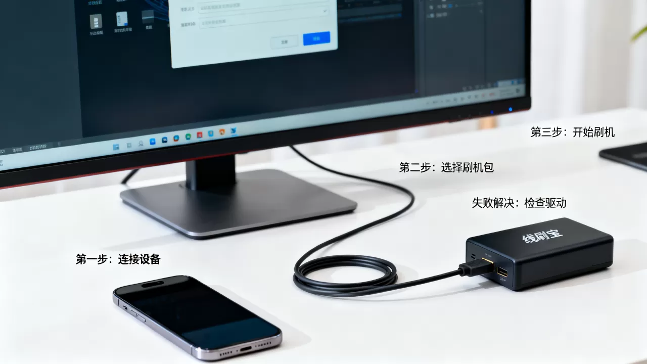 线刷宝如何刷机教程，线刷宝刷机失败怎么办