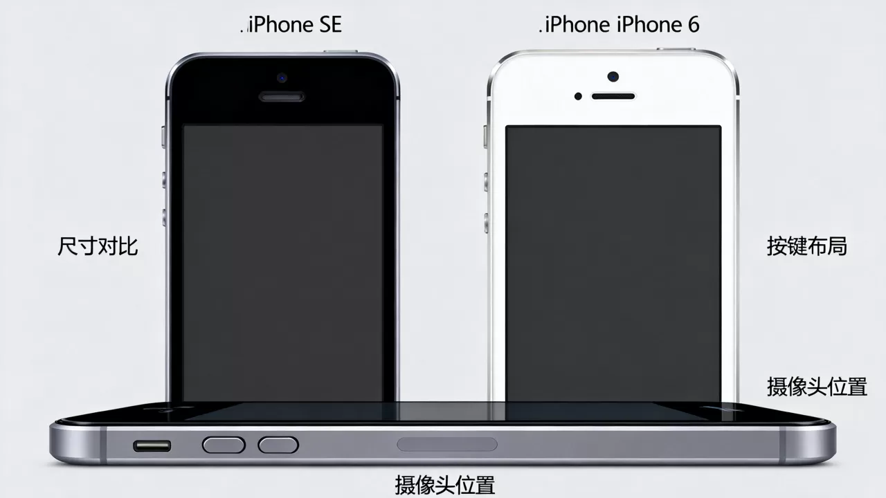 iphone se对比iphone6，iphone se和iphone6区别大吗