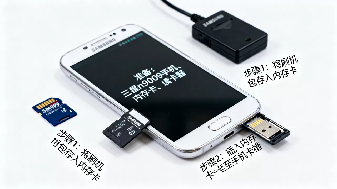 n9009刷机卡刷教程，三星n9009刷机卡刷教程