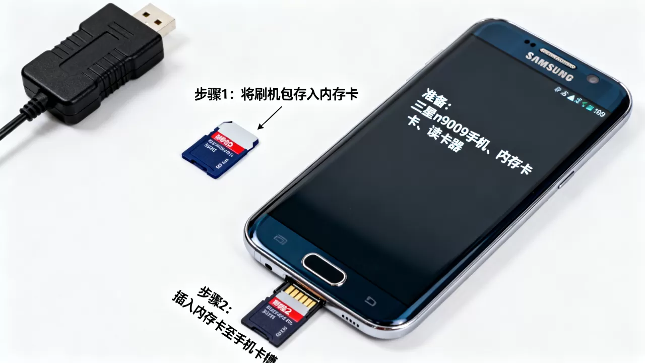 n9009刷机卡刷教程，三星n9009刷机卡刷教程