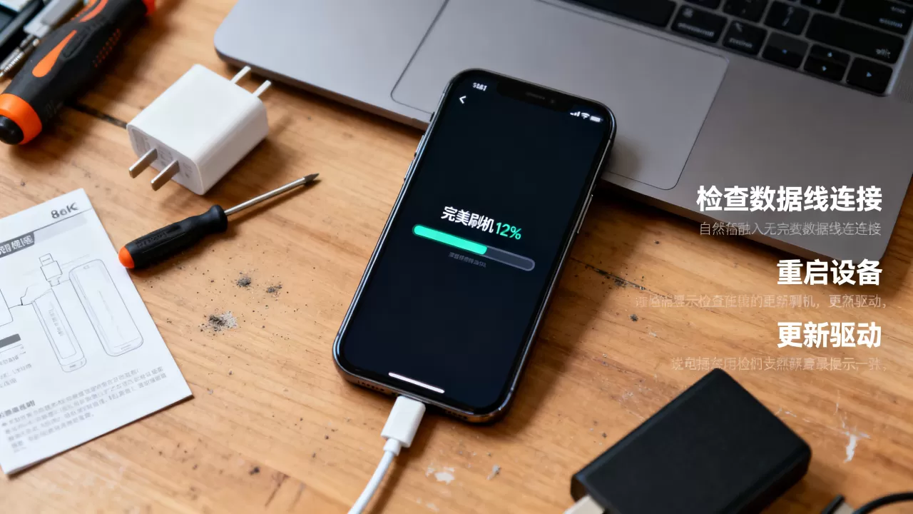 完美刷机12%卡住怎么办，完美刷机教程