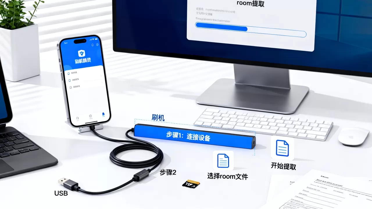 刷机精灵room怎么提取，刷机精灵room提取教程