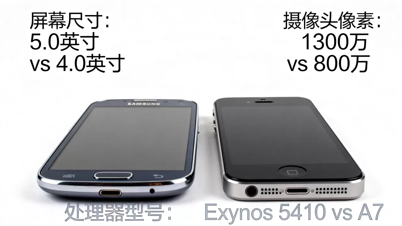 三星s4与iphone5s对比，三星s4和iphone5s哪个好