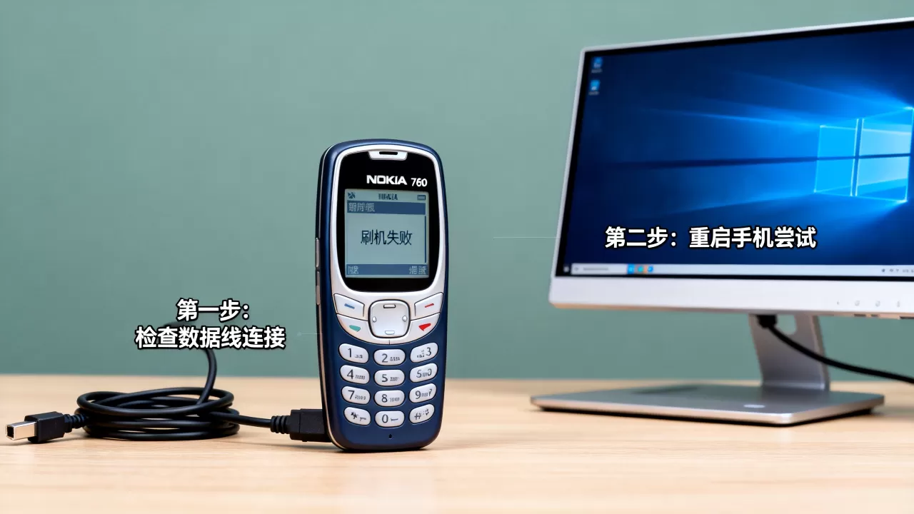 诺基亚7610刷机失败怎么办，诺基亚7610刷机教程