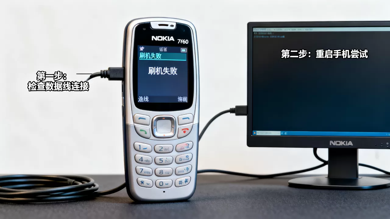诺基亚7610刷机失败怎么办，诺基亚7610刷机教程