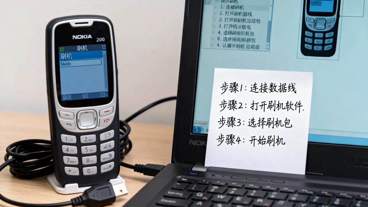 诺基亚2060刷机教程，诺基亚2060刷机失败怎么办