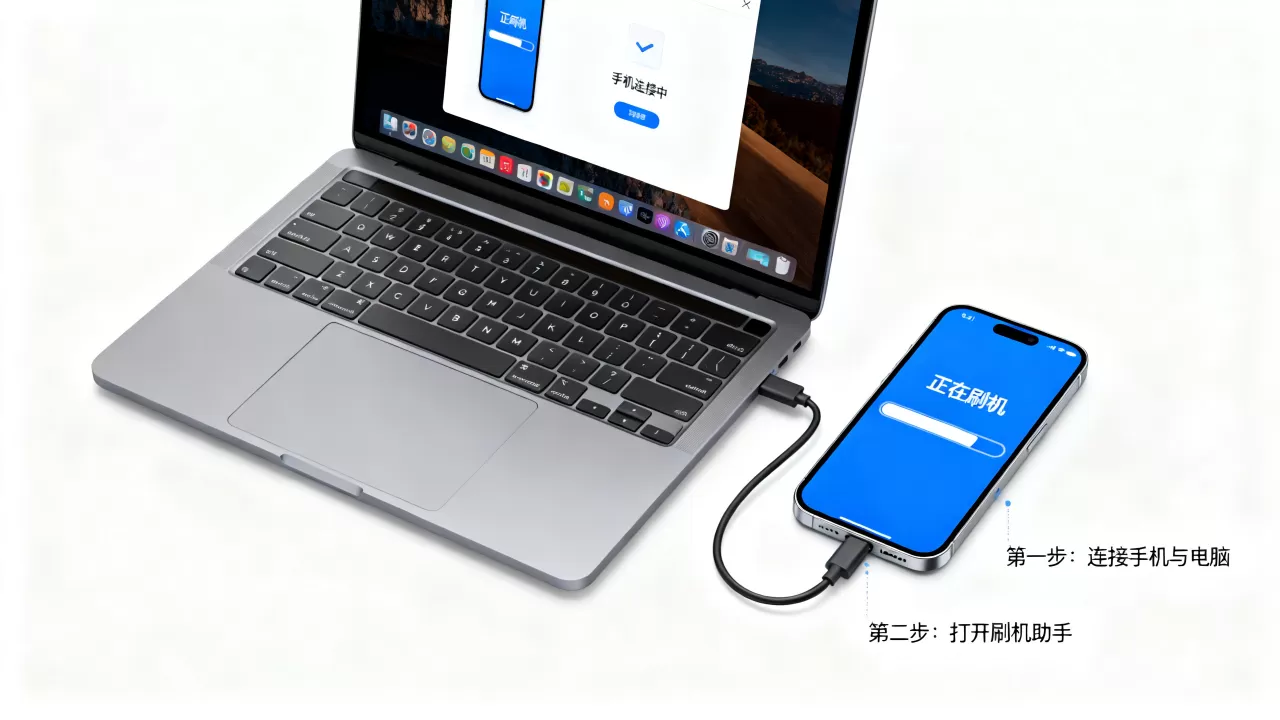 刷机怎么刷用电脑操作，手机刷机教程