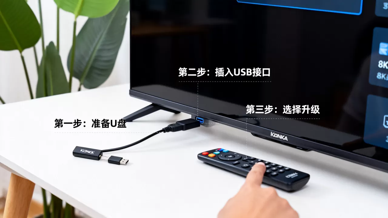 康佳液晶刷机教程，康佳电视黑屏怎么解决