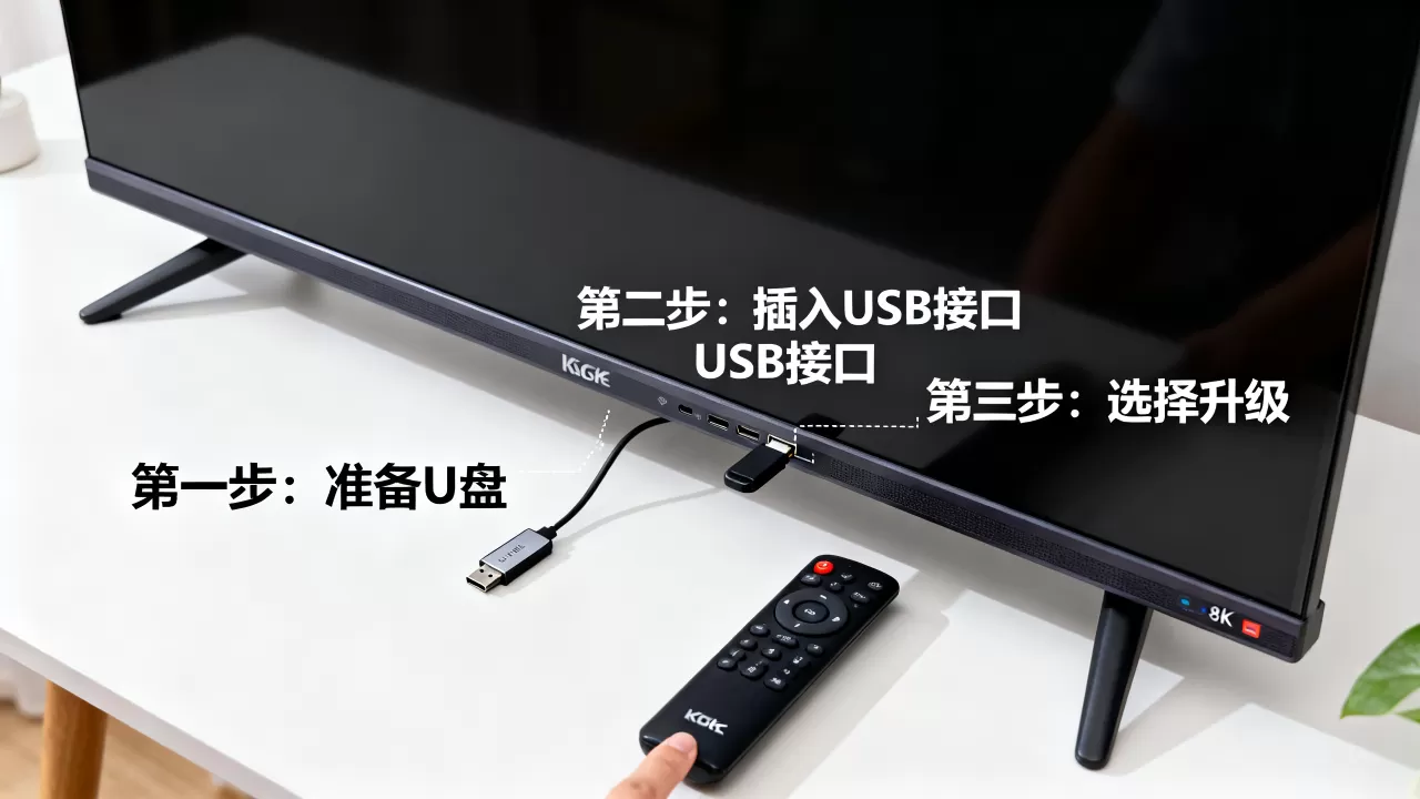 康佳液晶刷机教程，康佳电视黑屏怎么解决