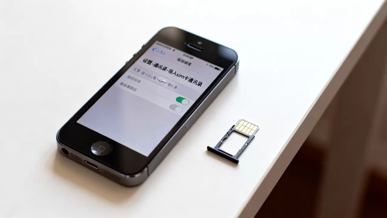 iphone5s导入sim卡通讯录怎么操作，iphone5s通讯录导入