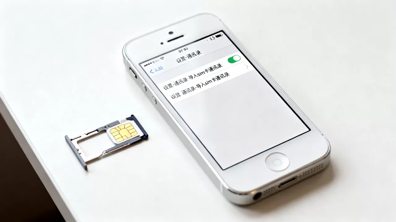 iphone5s导入sim卡通讯录怎么操作，iphone5s通讯录导入