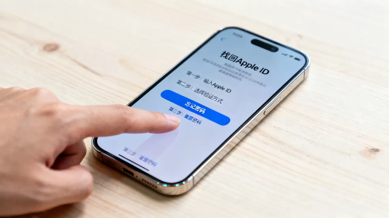iPhone ID密码忘了怎么办，苹果账号密码找回方法