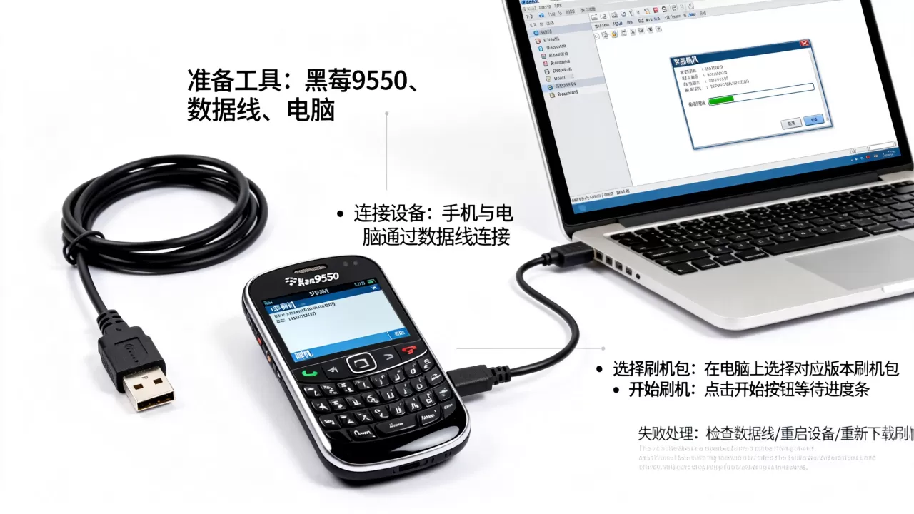 黑莓9550刷机教程，黑莓9550刷机失败怎么办