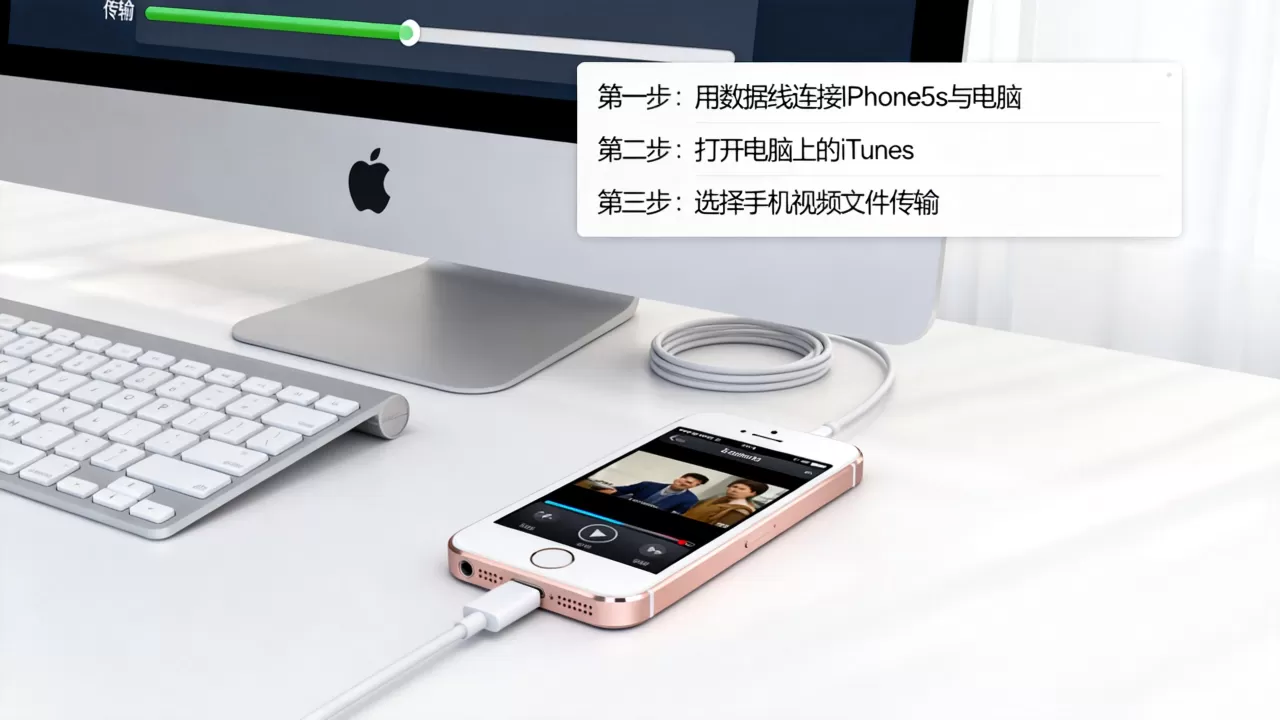 怎么把iphone5s视频传到电脑，iphone5s视频导入电脑教程