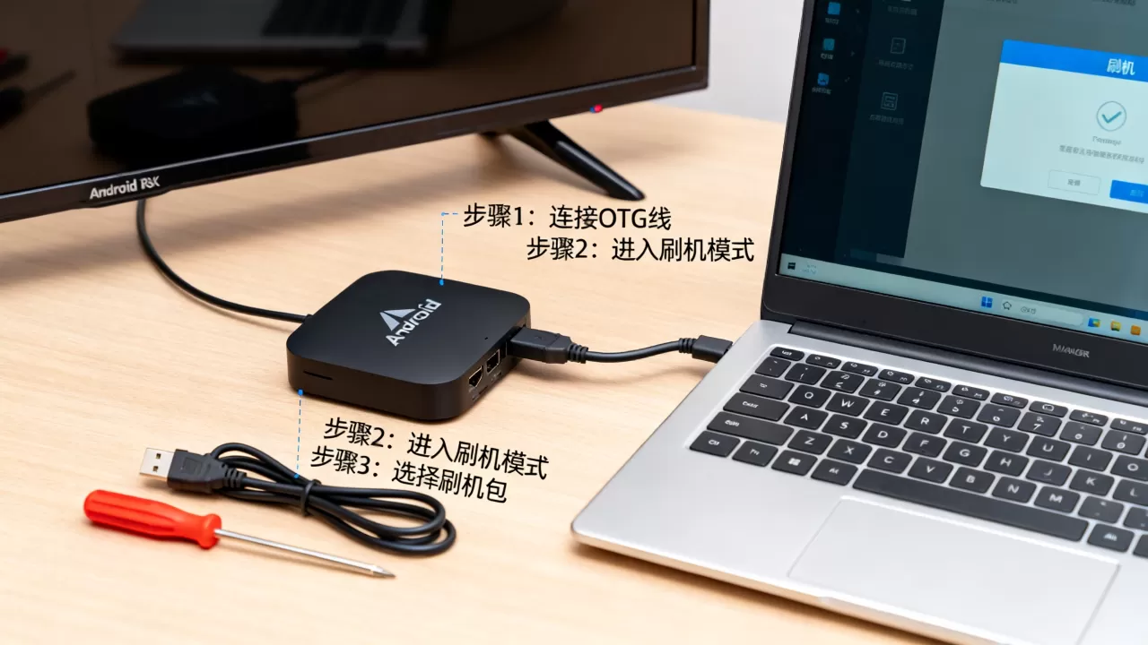 盒子OTG刷机教程，安卓电视盒子怎么刷机