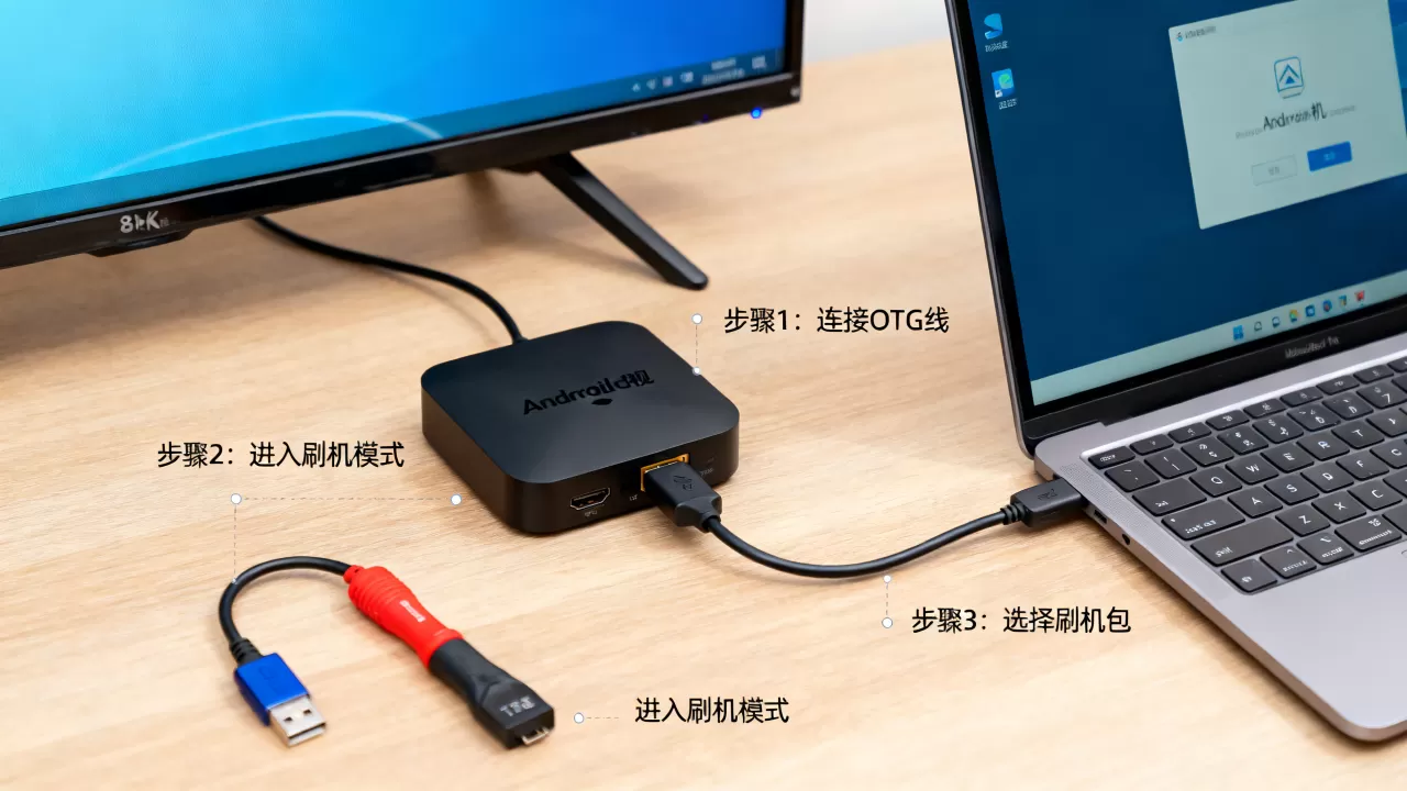 盒子OTG刷机教程，安卓电视盒子怎么刷机