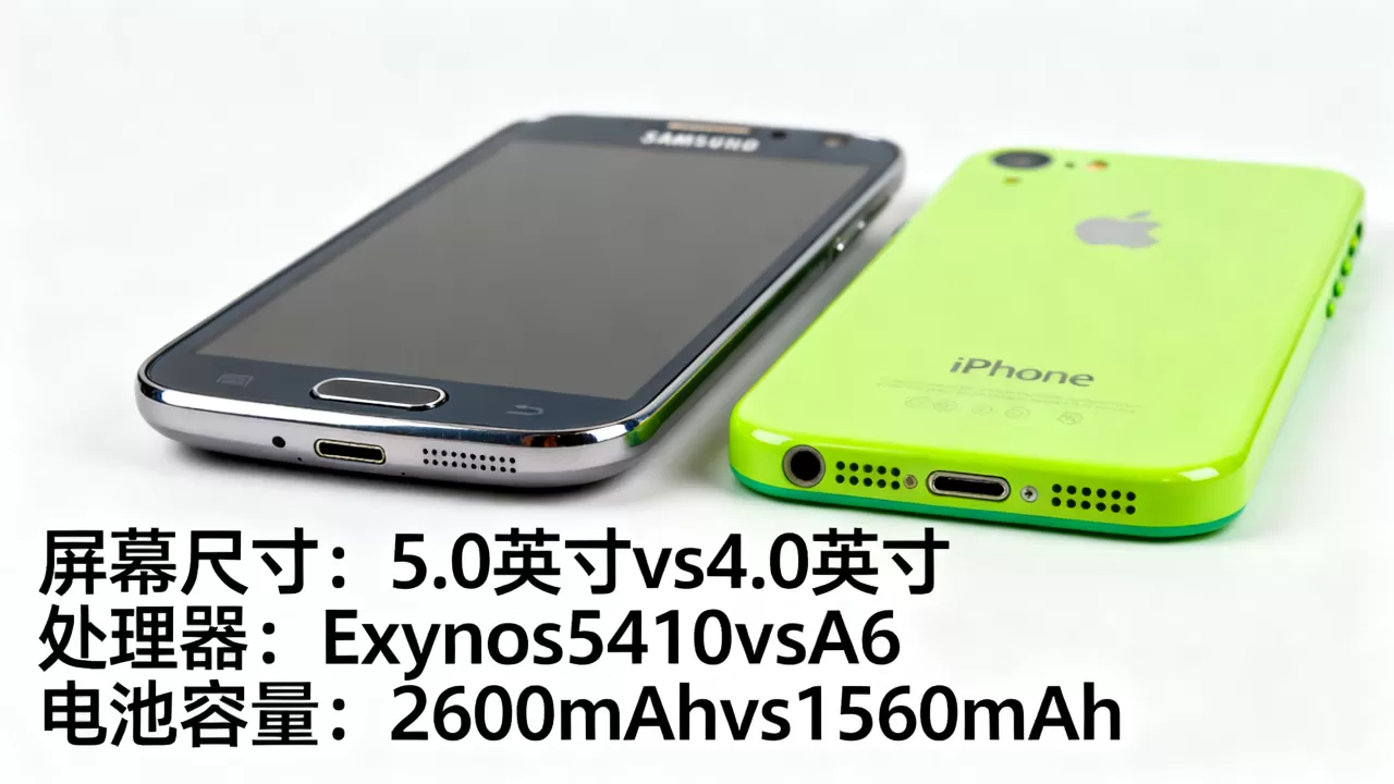 三星s4和iphone5c怎么选，三星s4和iphone5c对比