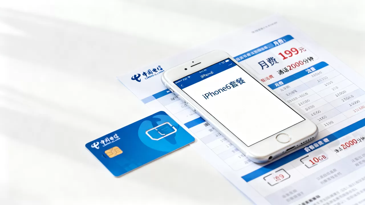 中国电信iPhone6套餐资费多少，电信手机卡套餐大全