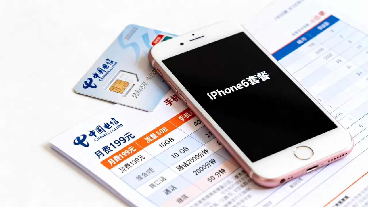中国电信iPhone6套餐资费多少，电信手机卡套餐大全