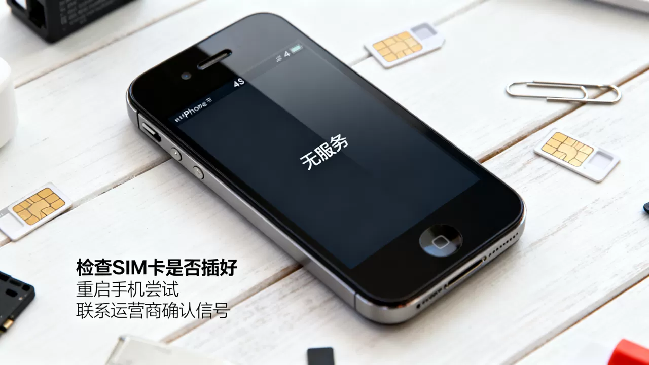 iphone4s电信4g无服务怎么办，iphone4s电信4g无服务