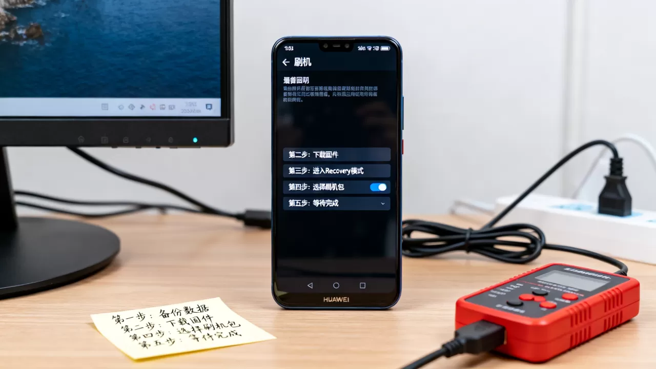 华为4.1.1刷机教程，华为手机刷机失败怎么办