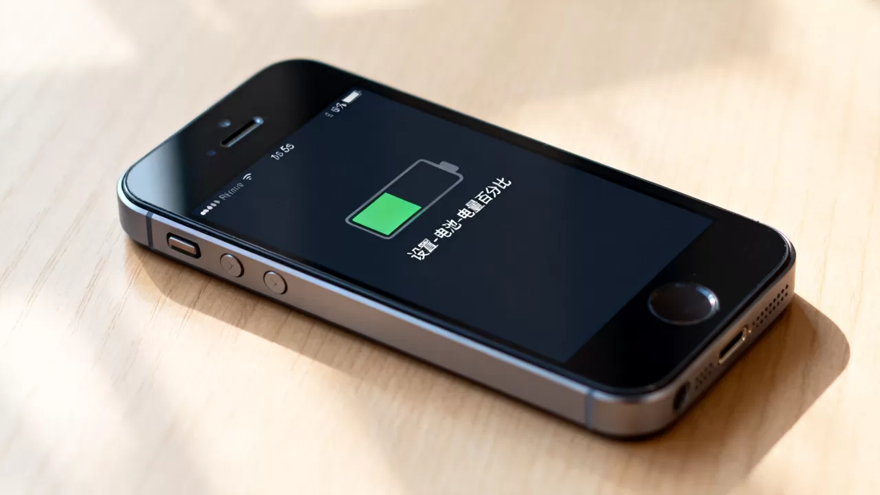 iphone5s电量百分比怎么显示，iphone5s电量百分比