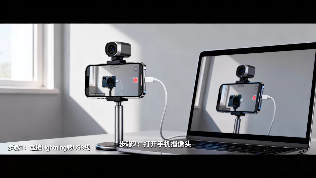 iphone手机摄像头当电脑摄像头，苹果手机怎么用摄像头
