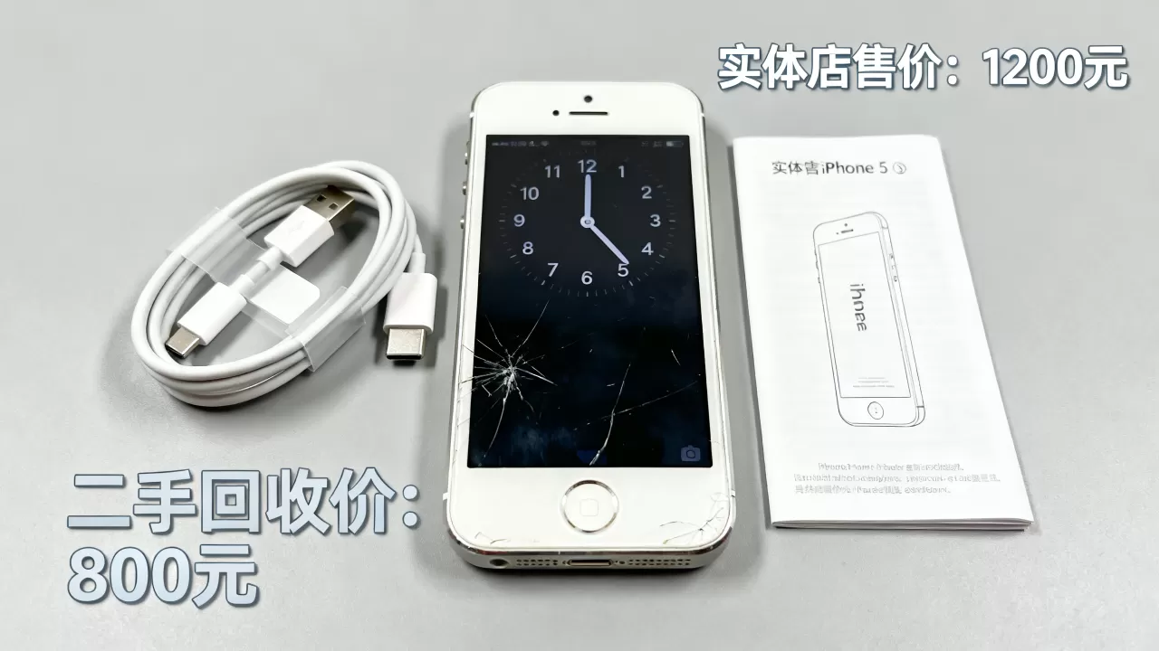 实体店iphone5s多少钱，二手苹果5s最新回收价格