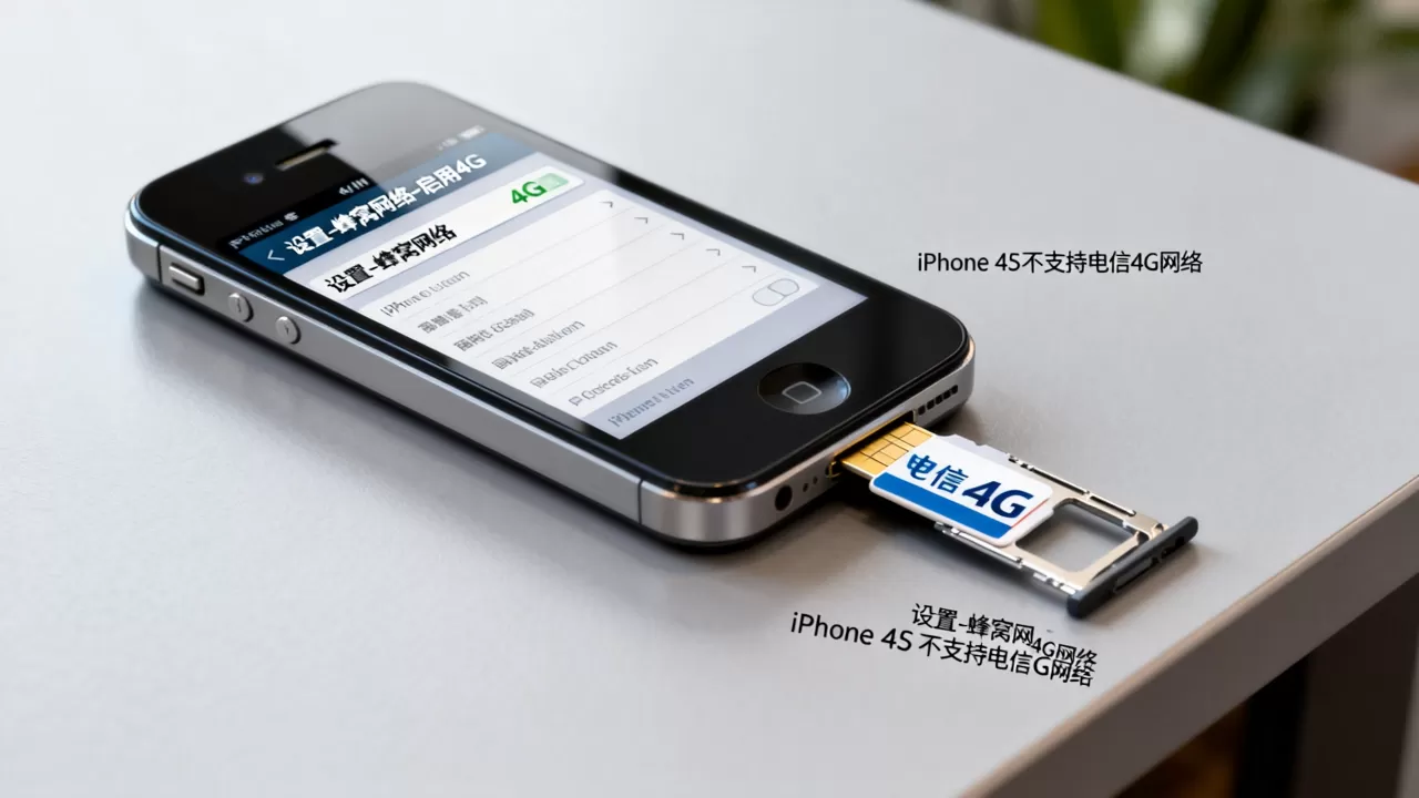 iphone4s用电信4g卡，iphone4s支持电信4g网络吗