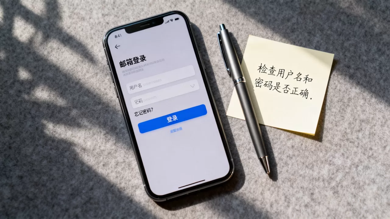 iphone邮箱用户名或密码不正确怎么办，iphone邮箱登录失败解决方法