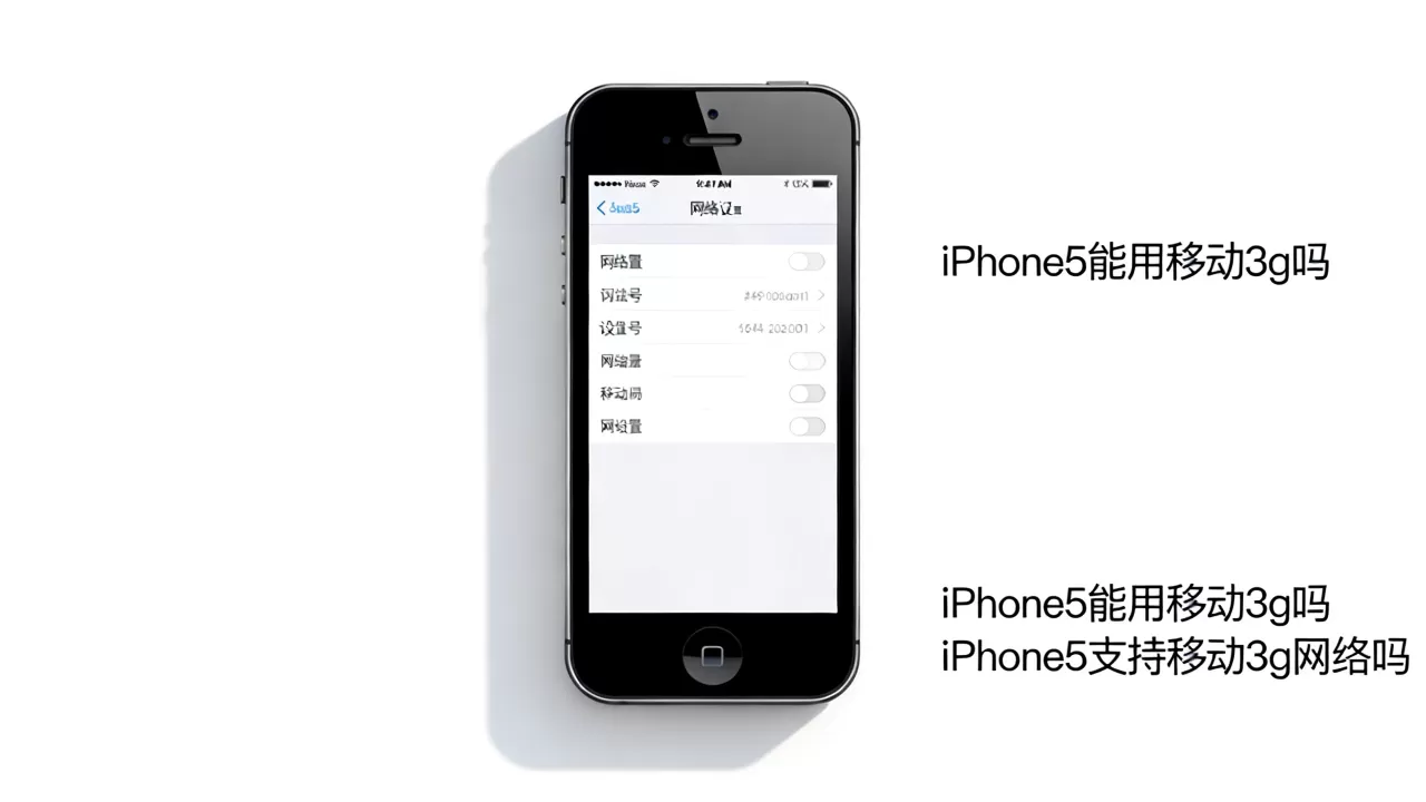 iPhone5能用移动3g吗，iPhone5支持移动3g网络吗