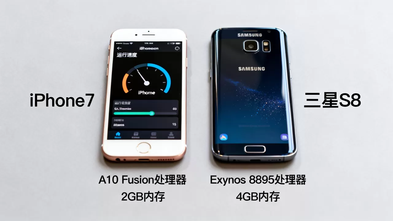 iphone7和三星s8哪个运行速度快，手机性能对比