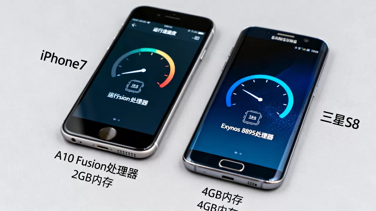 iphone7和三星s8哪个运行速度快，手机性能对比