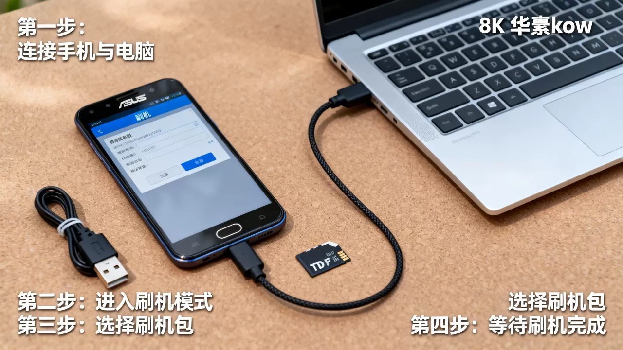 华硕kow刷机教程，华硕kow刷机失败怎么办