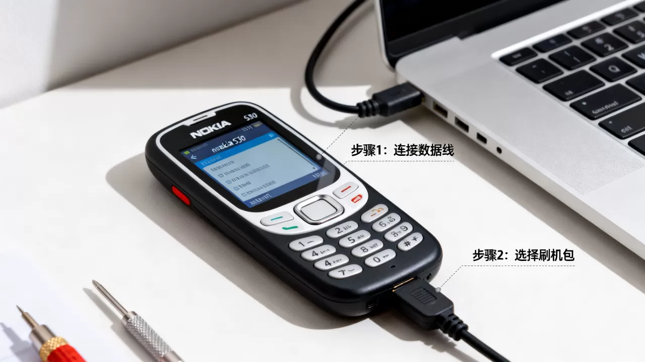 nokia 5310 刷机教程，nokia 5310 刷机