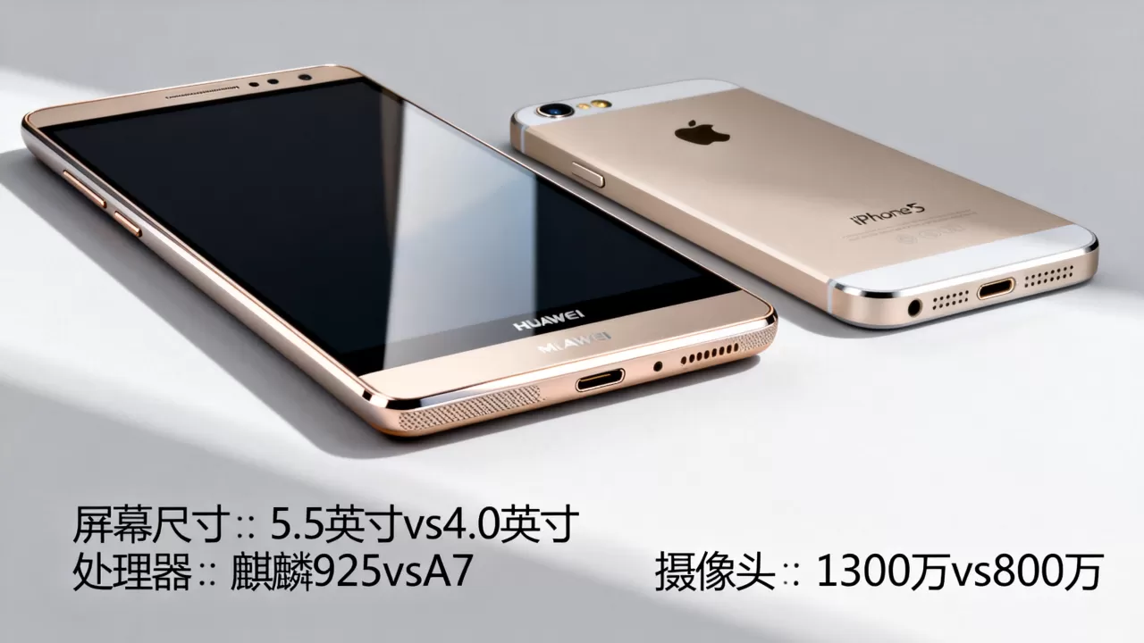华为mate7和iphone5s哪个好，华为mate7和iphone5s对比