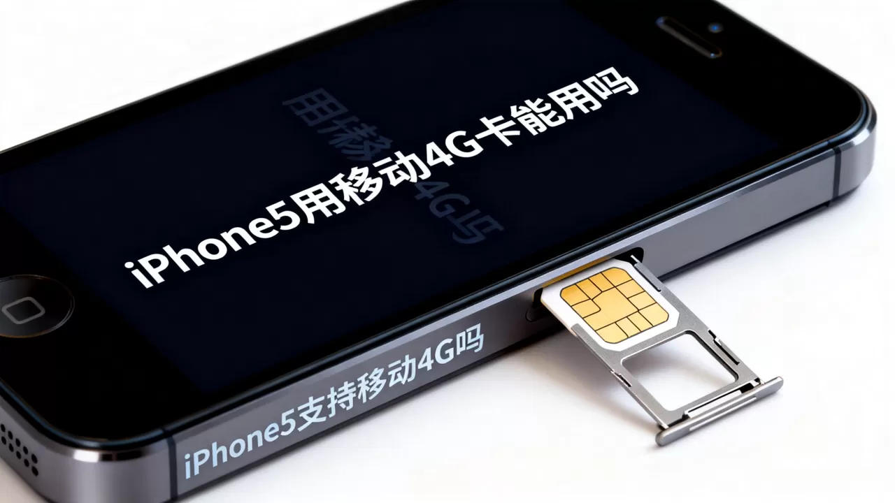 iphone5用移动4g卡能用吗，iphone5支持移动4g吗