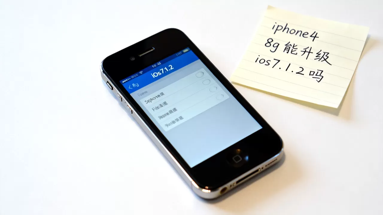 iphone4 8g能升级ios7.1.2吗，iphone4 8g