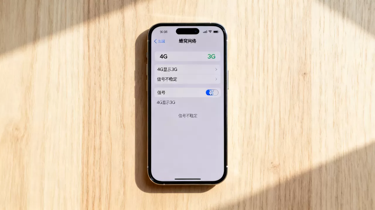 iphone联通4g显示3g怎么办，iphone4g信号不稳定