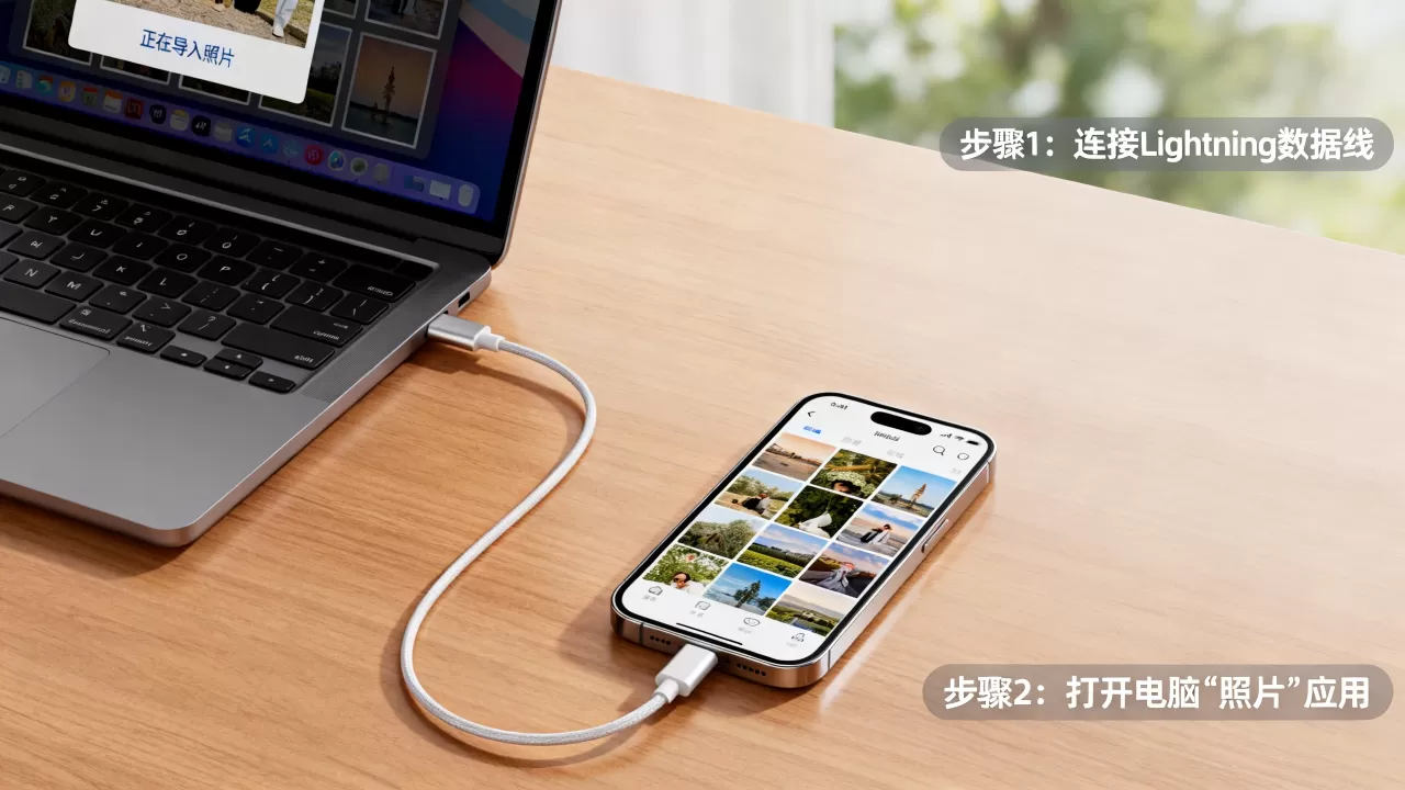 如何将iphone里的照片导入电脑，iphone照片导入电脑方法