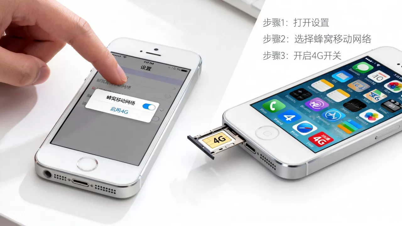 iphone5s联通4g怎么设置，iphone5s联通4g设置教程